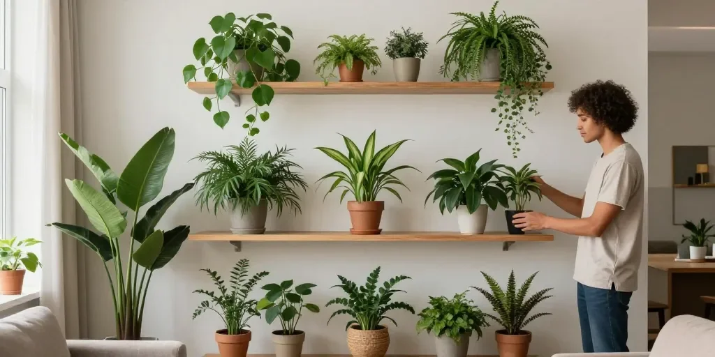 Cómo decorar con plantas sin cometer errores: la regla de los tres niveles que los interioristas no revelan