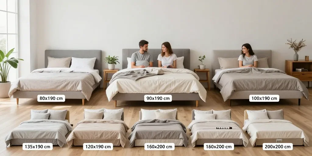 Medidas De Cama En España: Las 9 Medidas Principales Y Sus Usos