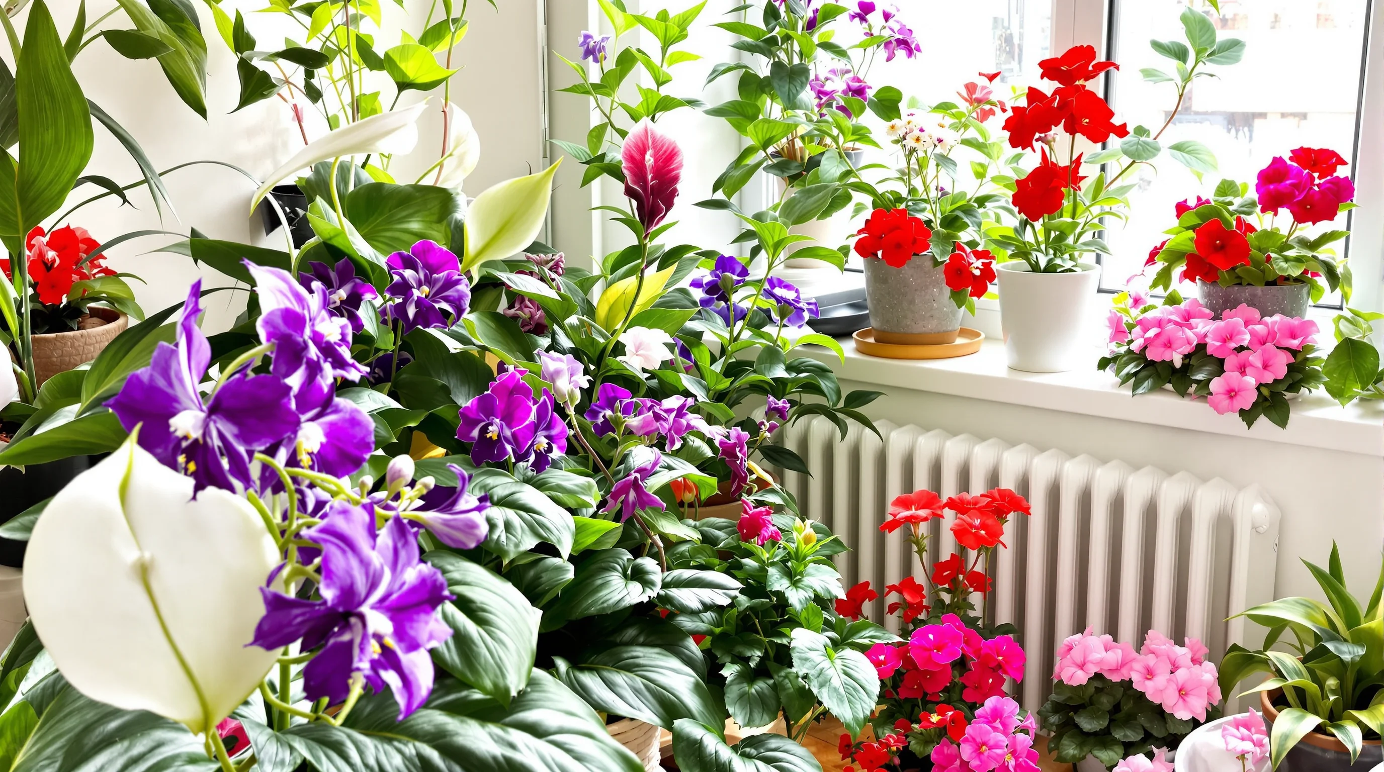 Plantas de interior con flor: las 12 especies más decorativas y fáciles de cuidar
