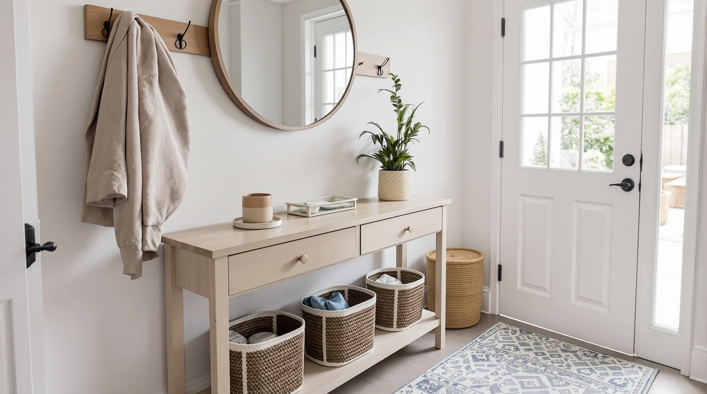 Recibidor pequeño: 10 ideas creativas para decorarlo y ganar espacio